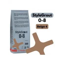ЦЕМЕНТНАЯ ЗАТИРКА LITOKOL STYLEGROUT 0-8 (BEIGE 4) 3 КГ (SG08BGE40063)