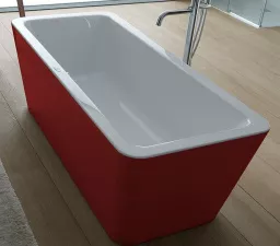 ВАННА АКРИЛОВАЯ KOLPA SAN EROICA-FS 180X80 СМ WHITE-RED (3838987 596332)