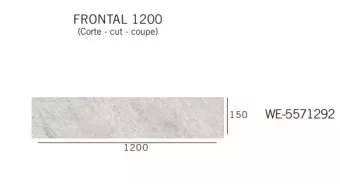 GRESMANC EVOLUTION FRONTAL WHITE STONE 5571292 15X120