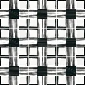 EQUIPE CAPRICE DECO CLOTH B&W 22124 20X20