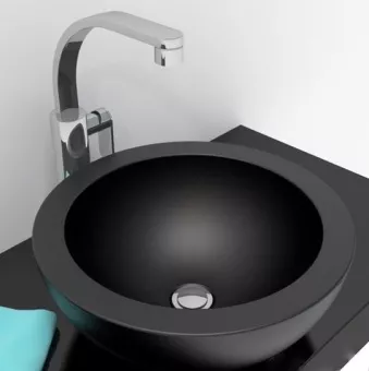 КЕРАМИЧЕСКАЯ РАКОВИНА 52 СМ FLAMINIA FONTE FONTANA, GRAPHITE (FN52L)