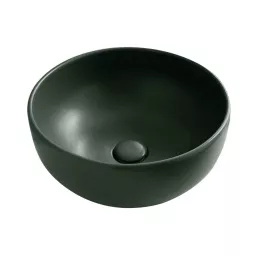 КЕРАМИЧЕСКАЯ РАКОВИНА 40 СМ CIELO SHUI, ТЕМНО-ЗЕЛЕНЫЙ (SHBA40-MU)