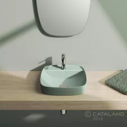 КЕРАМИЧЕСКАЯ РАКОВИНА 42 СМ CATALANO GREEN LUX, ЗЕЛЕНАЯ (142GRLXVS)