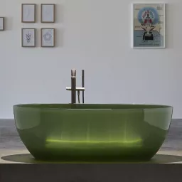 ВАННА ОТДЕЛЬНОСТОЯЩАЯ ANTONIO LUPI REFLEX 167X86 СМ, ЗЕЛЕНАЯ (REFLEX BATTIGLIA)