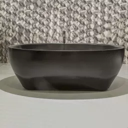 ВАННА ОТДЕЛЬНОСТОЯЩАЯ ANTONIO LUPI SOLIDEA 190X130 СМ, ЧЕРНЫЙ (SOLIDEA190 NERO MARQUINIA)