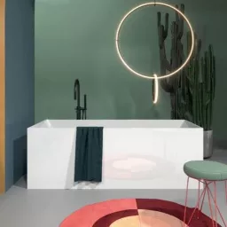 ВАННА АКРИЛОВАЯ GRUPPO TREESSE ILIA 170Х75 СМ, БЕЛАЯ (V375BL)