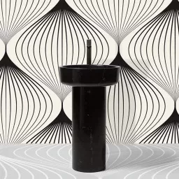 НАПОЛЬНАЯ РАКОВИНА ANTONIO LUPI OPALE, ЧЕРНЫЙ (OPALE11+OPALE21 NERO MARQUINIA)