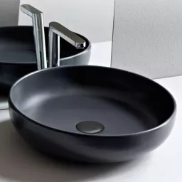 КЕРАМИЧЕСКАЯ РАКОВИНА 45 СМ CIELO SHUI, ЧЕРНЫЙ (SHBA45-N)