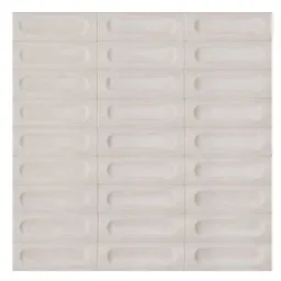 Фото плитки MARAZZI CONFETTO MEUV STRUTTURA 3D SAVOIARDO BIANCO 5X15X1 из коллекции MARAZZI CONFETTO 