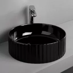 КЕРАМИЧЕСКАЯ РАКОВИНА 44 СМ ARTCERAM MILLERIGHE, BLACK GLOSSY (OSL010 03; 00)