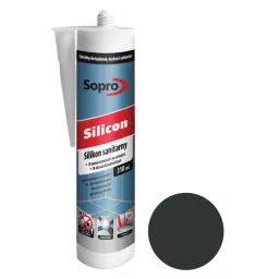 ГЕРМЕТИК СИЛИКОНОВЫЙ SOPRO SILICON 061 ЧЕРНЫЙ №90 310 МЛ (061)