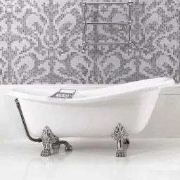 ВАННА АКРИЛОВАЯ ARTCERAM HERMITAGE 170Х80 СМ, CHROME (HEW001 71)