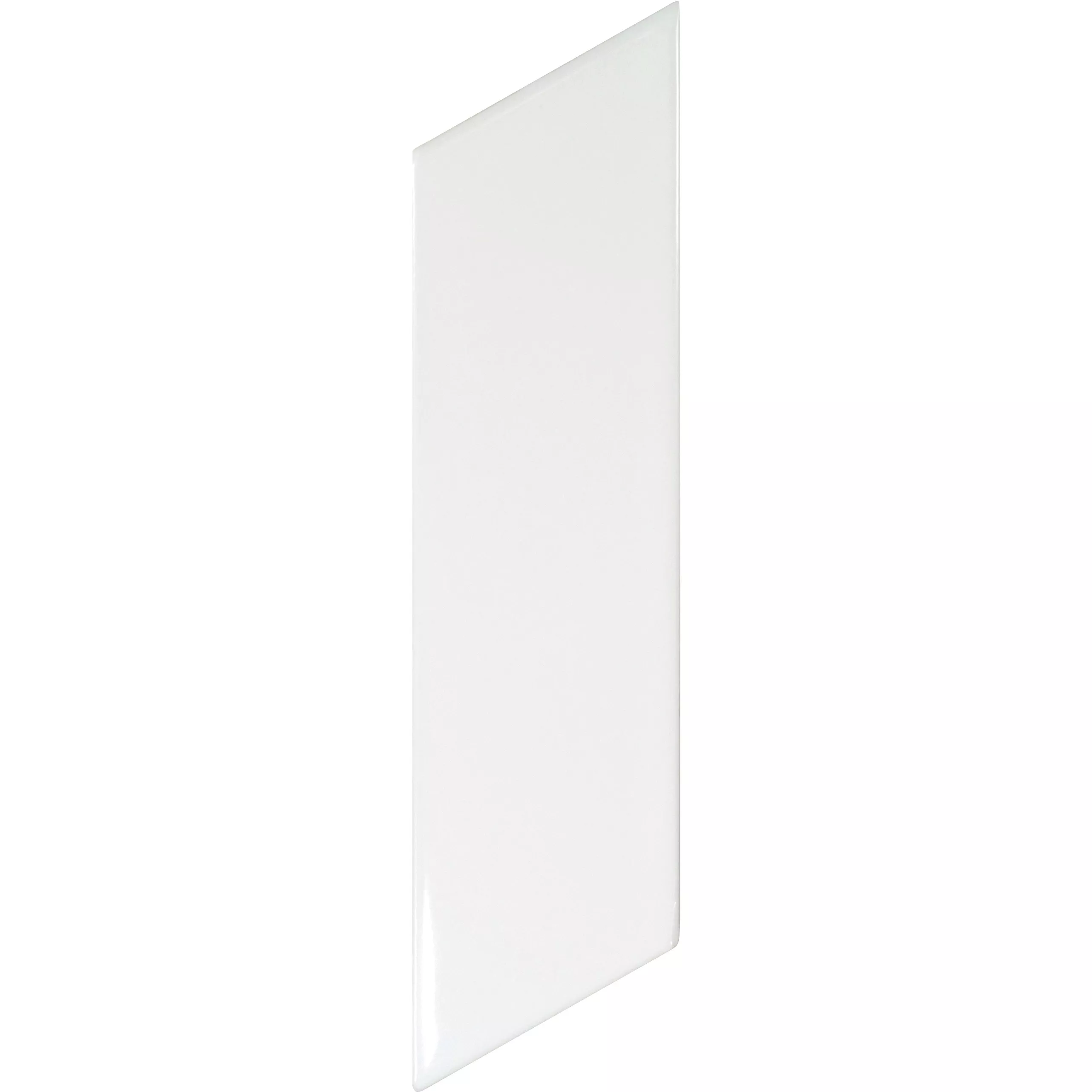 Фото плитки EQUIPE CHEVRON WALL WHITE RIGHT 23358 5.2X18.6 из коллекции EQUIPE CHEVRON 
