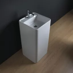 НАПОЛЬНАЯ РАКОВИНА 40 СМ NIC DESIGN SEMPLICE, БЕЛЫЙ ГЛЯНЦЕВЫЙ (001 371.001)