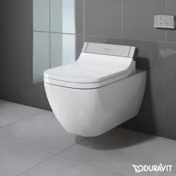 ПОДВЕСНОЙ БЕЗОБОДКОВЫЙ УНИТАЗ DURAVIT RIMLESS HAPPY D.2 SENSOWASH (2550590000)