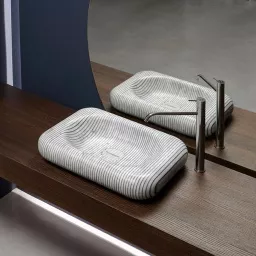 РАКОВИНА НАКЛАДНАЯ 60 СМ ANTONIO LUPI GESSATI, БЕЛЫЙ (GESSATI160 MARMO CARRARA)