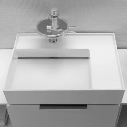 КЕРАМИЧЕСКАЯ РАКОВИНА 60 СМ СО СКРЫТЫМ СЛИВОМ LAUFEN KARTELL, БЕЛЫЙ (H8103340001111)