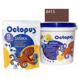 ЭПОКСИДНАЯ ЗАТИРКА OCTOPUS ZATIRKA 2-КОМП. ЦВЕТ КОРИЧНЕВО-КАПУЧИНО 8415 1,25 КГ (8415-1)