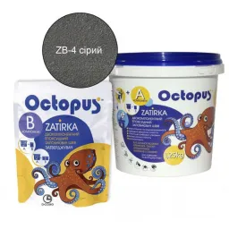 ЭПОКСИДНАЯ ЗАТИРКА OCTOPUS ZATIRKA 2-КОМП. ЦВЕТ СЕРЫЙ 1,25 КГ (8394-1)
