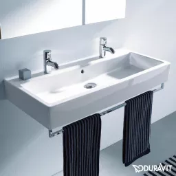 КЕРАМИЧЕСКАЯ РАКОВИНА 120 СМ DURAVIT VERO, БЕЛАЯ (0454120024)