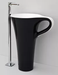 КАМЕННАЯ РАКОВИНА 70 СМ ARTCERAM CUP, BLACK (OSL004 01; 50)