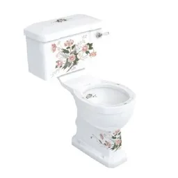 УНИТАЗ-КОМПАКТ BURLINGTON ENGLISH GARDEN (P5D+C1D)