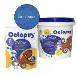ЭПОКСИДНАЯ ЗАТИРКА OCTOPUS ZATIRKA 2-КОМП. ЦВЕТ СИНИЙ 1,25 КГ (8547-1)