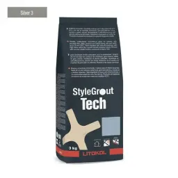 ЦЕМЕНТНАЯ ЗАТИРКА LITOKOL STYLEGROUT TECH 0-20 (SILVER 2) 3 КГ (SGTCHSLV20063)