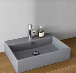 КЕРАМИЧЕСКАЯ РАКОВИНА 50 СМ CIELO SMILE, СЕРЫЙ (SMLAA50-BR)