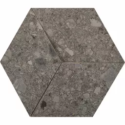 Фото плитки MARAZZI MYSTONE CEPPO DI GRE ANTRACITE MOSAICO 3D M9JF 29X33,5 из коллекции MARAZZI MYSTONE CEPPO DI GRE 