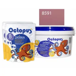 ЭПОКСИДНАЯ ЗАТИРКА OCTOPUS ZATIRKA 2-КОМП. ЦВЕТ ФИОЛЕТОВО-КОРИЧНЕВЫЙ 8591 2,5 КГ (8591-2)