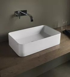 РАКОВИНА НАКЛАДНАЯ 55 СМ NIC DESIGN SEMPLICE, БЕЛЫЙ ГЛЯНЦЕВЫЙ (001 481.001)