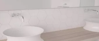 WOW SUBWAY LAB MINI HEXA LISO PEARL GLOSS 15X17