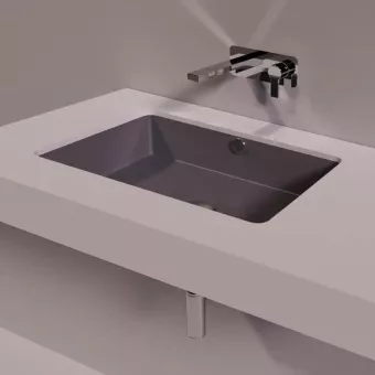 КЕРАМИЧЕСКАЯ РАКОВИНА 55 CМ SIMAS AGILE, MATTE ANTRACITE (S 60)