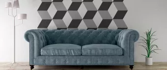 WOW SUBWAY LAB CHEVRON A GRAPHITE MATT 101156 5X23