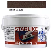 LITOKOL STARLIKE CLASSIC C.420 МОКА 1 кг ЭПОКСИДНАЯ ЗАТИРКА STRGST0001