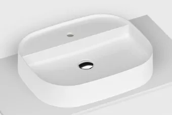 РАКОВИНА НАКЛАДНАЯ 55Х45 СМ GALASSIA SMART B, БЕЛЫЙ (7401)