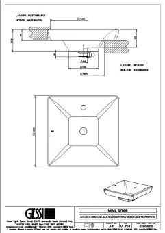 РАКОВИНА GESSI MIMI (37506)
