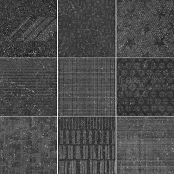 41ZERO42 PIETRE41 OUTLINE MIX BLACK 20X20