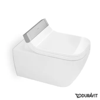 ПОДВЕСНОЙ БЕЗОБОДКОВЫЙ УНИТАЗ DURAVIT RIMLESS HAPPY D.2 SENSOWASH (2550590000)
