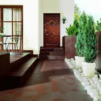 PARADYZ CLOUD BROWN DURO STOPNICA Z KAPINOSEM NAROZNA 33X33