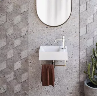 КЕРАМИЧЕСКАЯ РАКОВИНА 40 СМ CATALANO VERSO, BIANCO SATINATO (14023VEBM)