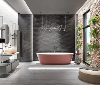 ІНТЕРКЕРАМА BLACK&WHITE ЧОРНИЙ 2580 201 082/P