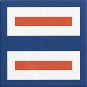 MUTINA MATTONELLE MARGHERITA DOUBLE RED 20,5X20,5