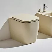 НАПОЛЬНЫЙ БЕЗОБОДКОВЫЙ УНИТАЗ SIMAS HENGES, БЕЖЕВЫЙ МАТОВЫЙ (HE01/F91-MATTE SABBIA)