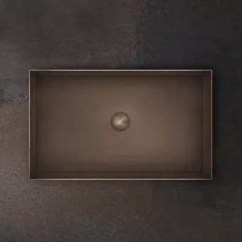 РАКОВИНА НАКЛАДНАЯ 60X35 СМ GESSI HABITO, МЕДЬ МАТОВАЯ (54606-708)