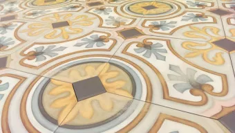 VIVES CERAMICA TACO DOME OLIVA 4X4X0,8