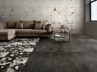 FIORANESE I COCCI GRAFITE 90X90