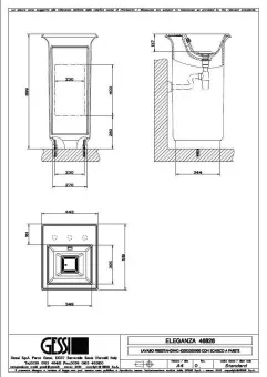 РАКОВИНА GESSI ELEGANZA (46826)