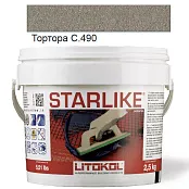 LITOKOL STARLIKE CLASSIC C.490 ТОРТОРА 2,5 кг ЭПОКСИДНАЯ ЗАТИРКА STRTRT02.5